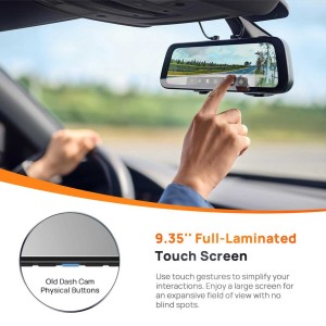 دوربین خودرو سونتی می مدل Rearview Dash Cam S500 set